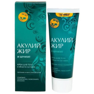 Акулья сила акулий жир  крем для тела 75мл шунгит д/суст. восстан.
