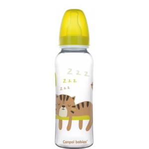 Канпол беби африка бутылочка 250мл 12мес+ желтый /арт 250989505/  [canpol babies]