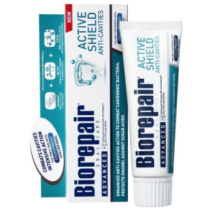 Биорепаир зубная паста 75мл с лактоферрином активная защита эмали pro active shield