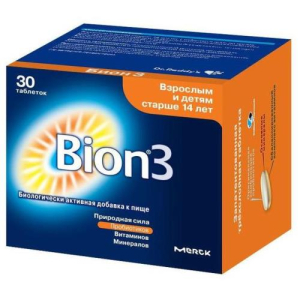 Бион 3 таблетки №30