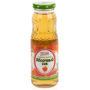 Стэлмас сок яблоко осветл. 0,25л [stelmas]
