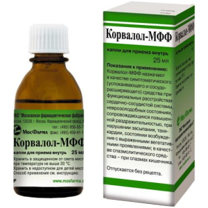 Корвалол-мфф капли для приема внутрь 25мл