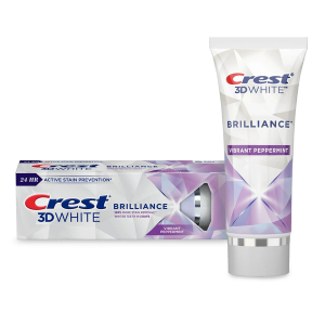 Крест 3д уайт зубная паста 99г brilliance vibrant peppermint new отбел