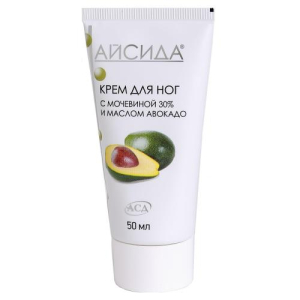 Айсида крем для ног 50мл мочевина 30% + авокадо