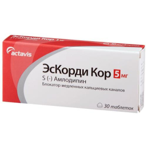 Эскорди кор таблетки 5мг №30 
