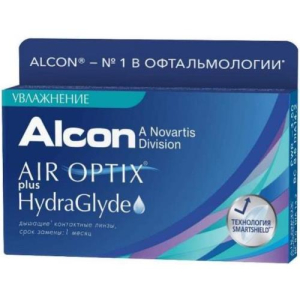 Эир оптикс плюс гидраглюд линзы контактные №6 -6,50 d 14,2 вс 8,6