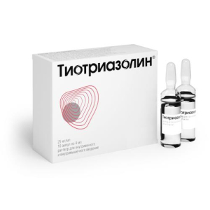 Тиотриазолин раствор для внутривенного и внутримышечного введения 25мг/мл 4мл №10/озон