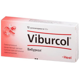 Вибуркол суппозитории ректальные гомеопатические №12 для детей