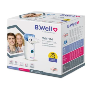 Ингалятор wn-114 электронно-сетчатый взросл/детск. [b.well]