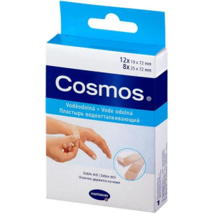 Космос пластырь 2 размера №20 ватер-резистант водоотталкивающий 