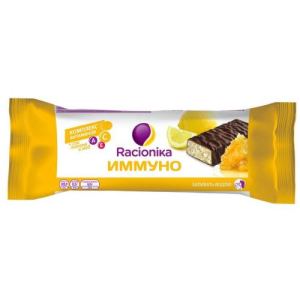 Рационика иммуно батончик 30г лимон + мед