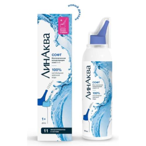 Линаква софт средство для орошения и промывания слизистой полости носа 150мл с 2-мя насадками