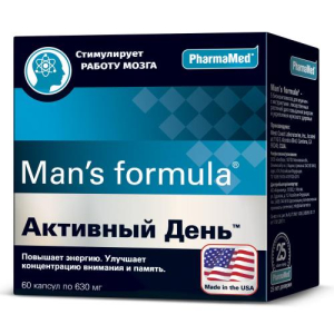 Мен-с формула капсулы 630мг №60 активный день