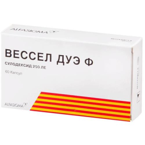 Вессел дуэ ф капсулы 250ле №60