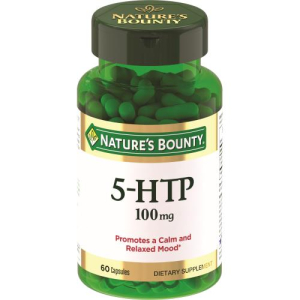 Нэйчес баунти 5-нтр капсулы 100мг №60 5-гидрокситриптофан бад
