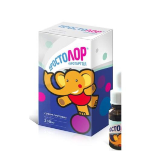 Простолор протаргол таблетки для приготовления раствора для местного применения 200мг №1 /в комплекте с флаконом и крышкой-пипеткой/