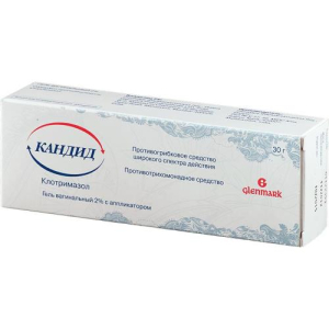 Кандид гель вагинальный 2% 30г в комплекте с аппликатором