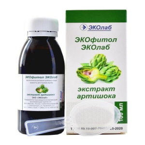 Экофитол эколаб жидкость для внутреннего применения 100мл экстракт артишока бад