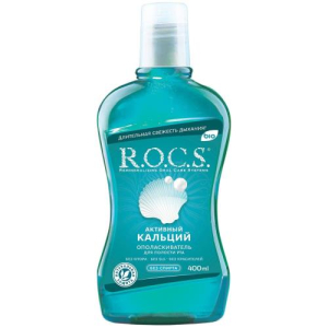 Рокс ополаскиватель для полости рта 400мл активный кальций