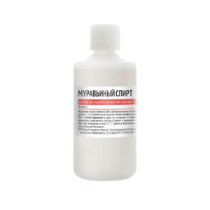 Муравьиный спирт раствор для наружного применения спиртовой 1,4% 100мл