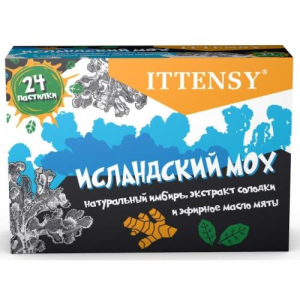 Иттенси пастилки для рассасывания 2500мг №24 исландский мох