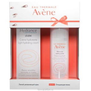 Авен набор гидранс оптималь уф лежер (крем увл. 40мл. + пенка 50мл.) [avene]