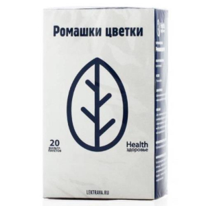 Ромашки цветки сырье растительное измельченное 1.5г 20г