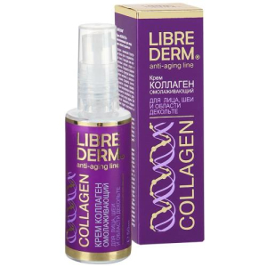 Либридерм коллаген крем для лица шеи и декольте 50мл омолаж. анти-эйдж