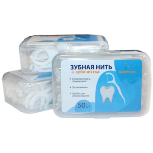 Хэппи лайф зубная нить (флоссеры) с зубочисткой №50