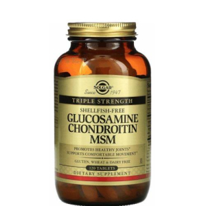 Солгар глюкозамин хондроитин мсм таблетки 2090мг №120 комплекс