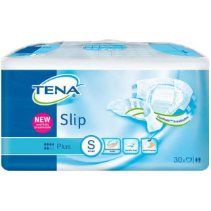 Тена слип подгузники для взрослых №30 плюс р.s 65-85см