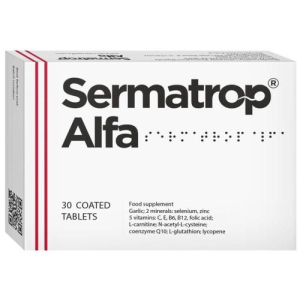 Серматроп альфа таблетки покрытые оболочкой 1,245г №30 бад
