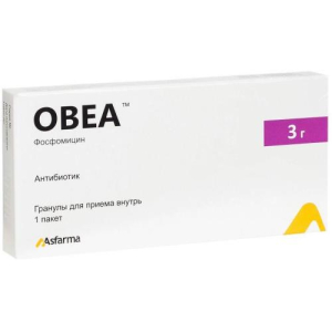 Овеа гранулы для приготовления раствора для приема внутрь 3г 8г №1
