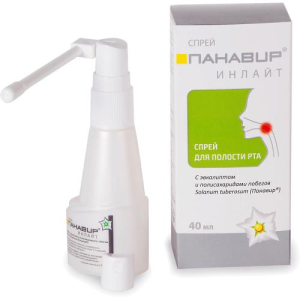 Панавир инлайт спрей для полости рта 40мл с эвкалиптом