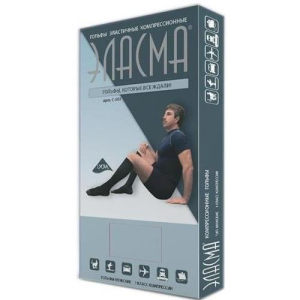 Эласма гольфы компрессионные эласт муж 1кл р 4 /арт с-503/ черн