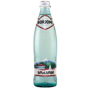 Боржоми вода минеральная газированная 0,5л стекло