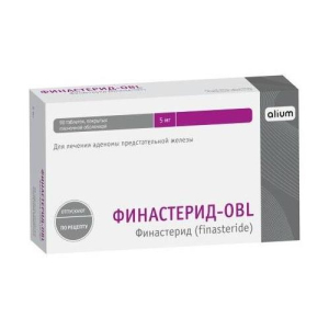 Финастерид-obl таблетки покрытые пленочной оболочкой 5мг №90