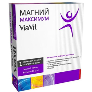 Виавит магний максимум №14 таб. п/о [viavit]
