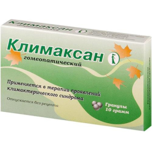 Климаксан гомеопатический гранулы гомеопатические 10г