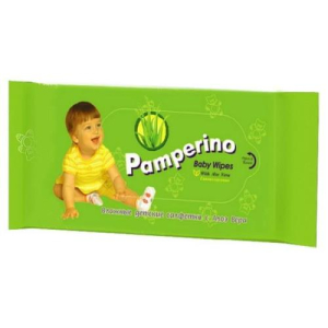 Памперино салфетки влажные детские алоэ №15 мини [pamperino]