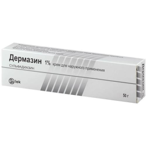 Дермазин крем для наружного применения 1% 50г 