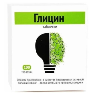 Биотики глицин таблетки 102мг №100 бад 