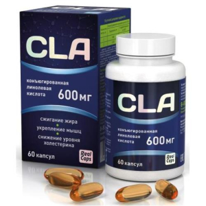 Реалкапс кла конъюгированная линолевая кислота капсулы 600мг 1050мг n60