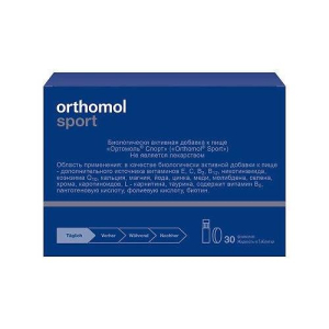 Ортомол спорт набор питьевые бутылочки + таб курс 30 дней бад