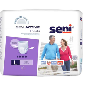 Сени актив трусики впитывающие №10 аир плюс р.l (3) 100–135см  