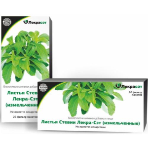 Стевии листья 1,5г. №20 пак. чайн. напиток бад /лекра-сэт/