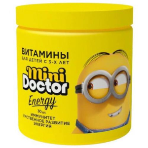 Мини доктор пастилки жевательные №30 энерджи