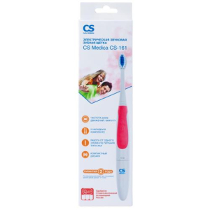 Сиэс медика электрическая зубная щетка cs-161 розовая