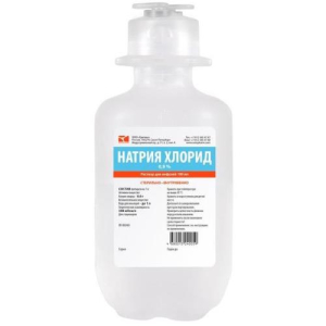 Натрия хлорид-солофарм раствор для инфузий 0,9% 100мл №36