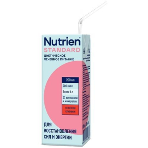 Нутриэн стандарт смесь для энтерального питания 200мл клубника